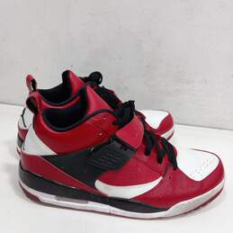 Air Jordan Men's Red & White Leather Shoes Size 15 alternative image