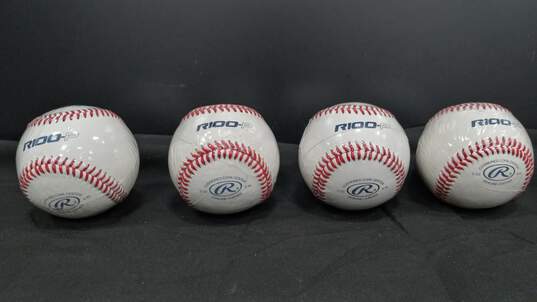 Bundle of 5 Signed Rawlings Baseballs image number 5