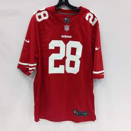 Nike NFL San Francisco 49ers Carlos Hyde #28 Jersey Size L