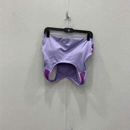 NWT Fabletics Womens Purple Impact Shine Pullover Shorts Sports Bra Size M alternative image