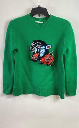 Sandro Paris Green Sweater - Size Small