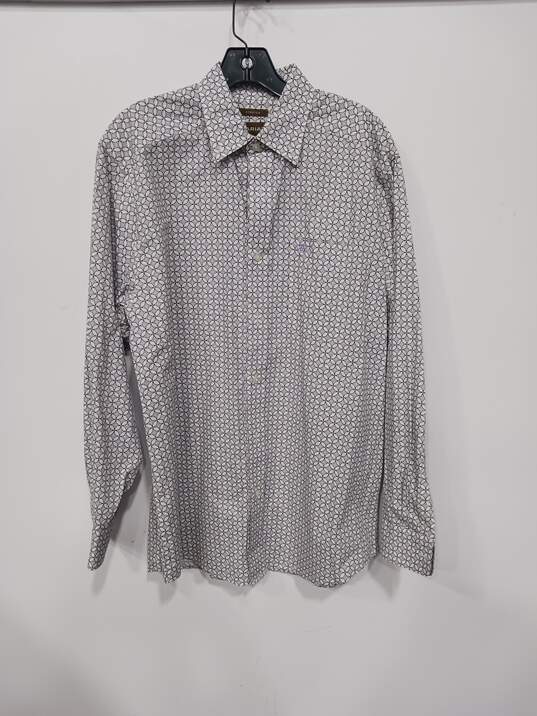 Men's Ariat Long Sleeved Button-Up Shirt Sz L image number 1