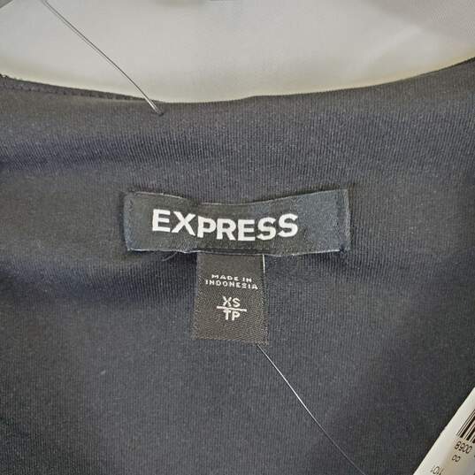 Express Women Black Metallic Dress XS NWT image number 2