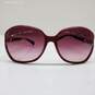 AUTHENTICATED COACH HC8145 'MILKY BLACK CHERRY' SUNGLASSES image number 3