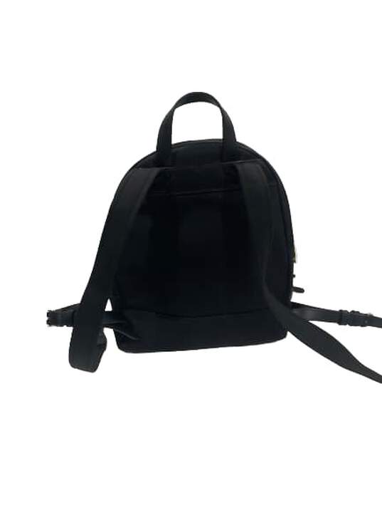 Nylon New York Karissa Backpack in Black with Gold image number 2