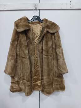 Women's Sears Faux Fur Overcoat No Size
