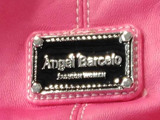 Women's Pink Angel Barcelo Fashions Pink Leather Purse image number 2