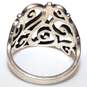 James Avery Sterling Silver Scroll Ring Size 8 - 6.18g image number 2