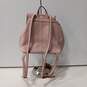 Kate Spade Rose Pink Pebbled Leather Drawstring Flap Backpack image number 2