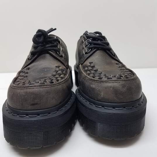 Dr. Martens Unisex Ashley Brown Creeper Platform Chunky Shoe Size 6/8 image number 2