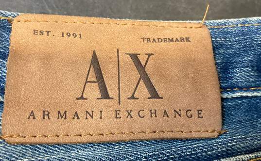 Armani Exchange Women Blue Jeans- Sz 10 image number 7