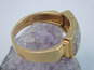 Men's Vintage 14K Yellow Gold 0.10 CTTW Round Diamond Ring 5.6g image number 3