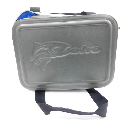 Coho 24 Can White Soft Sided Portable Cooler & Lunch Box w/ Shoulder Strap image number 6