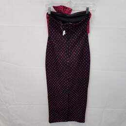 Topshop Black and Pink Sleeveless Bow Dress Women's Size 4 alternative image