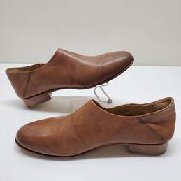 Sutro Brown Leather Women's Flat Casual Shoes Size 10