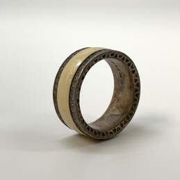Designer Pandora S925 ALE Sterling Silver Engraved Enamel Band Ring alternative image