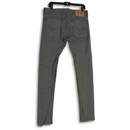 Levi's Womens 519 Gray Denim 5-Pocket Design Skinny Jeans Size 33x34 alternative image