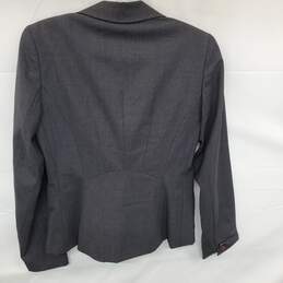 Wm Classiques Entier Grey Button Down Blazer Coat W/ Pockets Sz 4 W/Tags alternative image