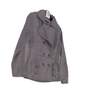 NWT Womens Gray Heather Long Sleeve Pockets Pea Coat Size M image number 3