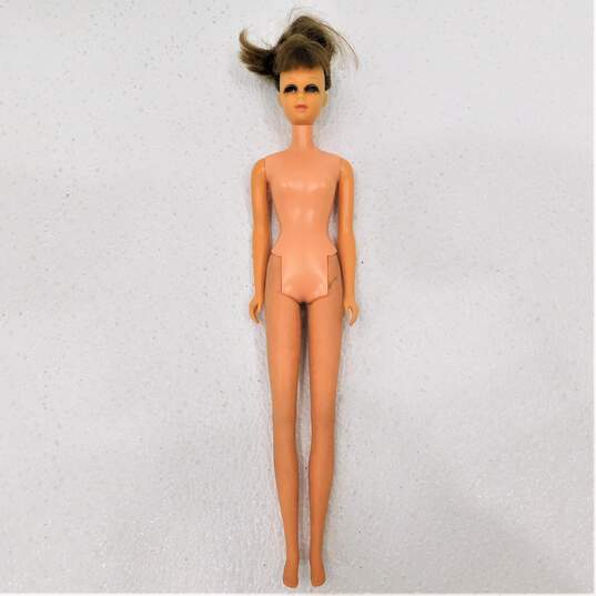 Vntg1966 Mattel Barbie Francie Doll Brunette Rooted Lashes Bendable Legs image number 3