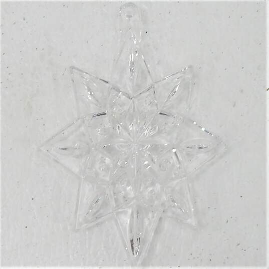 Waterford Crystal Snowstar Ornament IOB 2009 image number 2