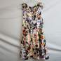 Maeve Anthropologie abstract floral fit and flare sleeveless dress 6 image number 1