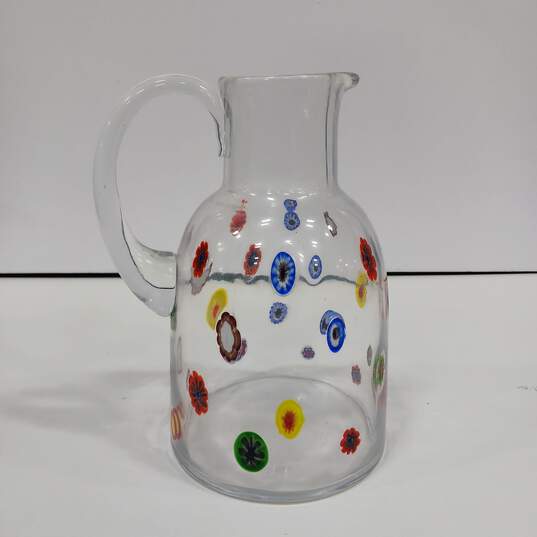 Decorative Glass Pitcher image number 2