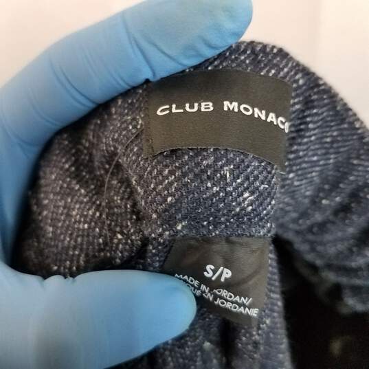 Club Monaco Women's Navy Blue Wool Blend Jogger Pants Size S image number 3