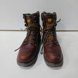 Caterpillar Men's Brown Leather Boots Size 11
