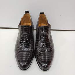 Giorgio Bruitini Brown Genuine Snakeskin Shoes Size 8M