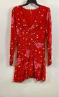 Free People Women's Red FloralDress - Size SM image number 1
