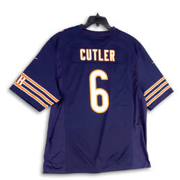 Mens Blue NFL Chicago Bears Jay Cutler #6 Football Jersey Size XL alternative image