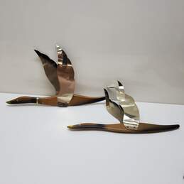 Set of 2 Vtg. Rossini Flying Geese Duck Wall Décor