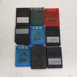 Mixed Lot of 9 PlayStation Memory Cards alternative image