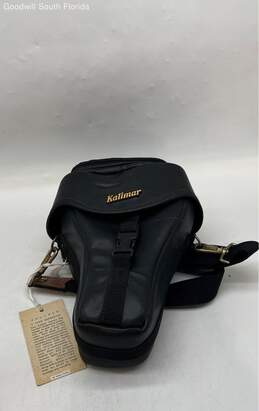Kalimar Black Leather Adjustable Crossbody Hi-Tech SLR Camera Case With Tags