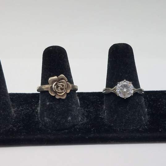 Sterling Silver Ring Jewelry Bundle 4pcs 15.4g image number 3