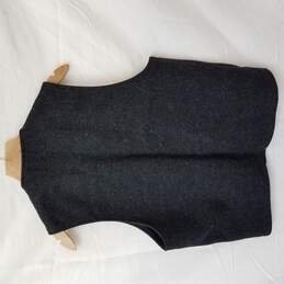 Men's Mackinaw 100% Virgin Wool Vest - Charcoal - Sz: S alternative image