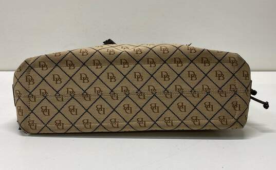 Dooney & Bourke Monogrammed Shoulder Bag Brown, Khaki image number 5