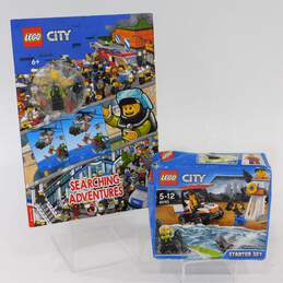 LEGO City 60163 Coast Guard Starter Set, 'Searching Adventures' Book/Minifigure