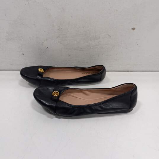 Cole Haan Tova Ballet Women's Black Leather Flats size 8 1/2 image number 2