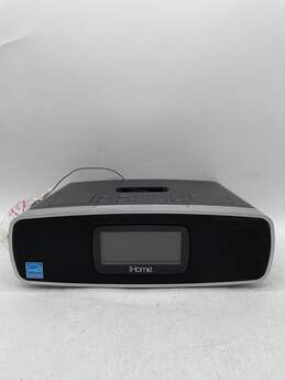 iHome iP90 Docking Station Radio Alarm Clock iPod Black Speaker E-0551647-C