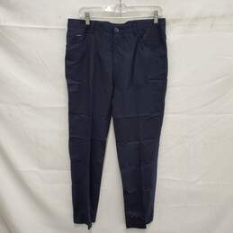 Hugo Boss MN's Navy Blue Pleated Trousers Size 32R x 27