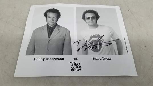 That '70s Show Signed Autographed Picture w/ Danny Masterson & Steve Hyde image number 1