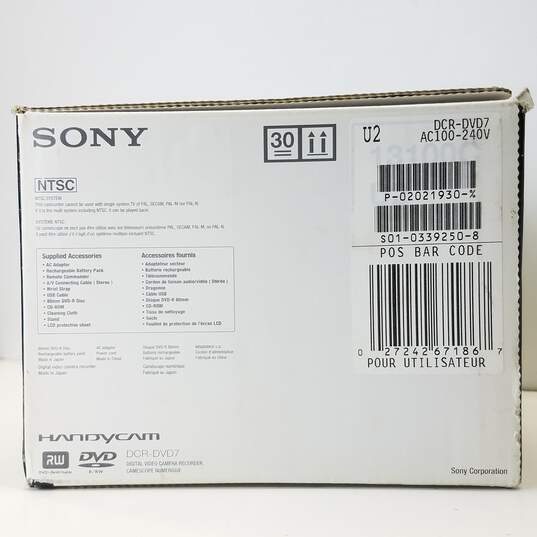 Sony Handycam DCR-DVD7 DVD Camcorder FOR PARTS OR REPAIR image number 7