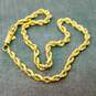 14K Yellow Gold Twisted Rope Chain Bracelet 5.3g image number 1