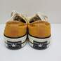 Converse All Star Chuck Taylor Low Tops in Mustard Yellow Women 8 Men 6 image number 6