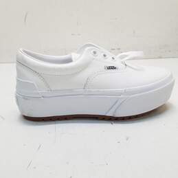 Vans Leather Era Stacked Sneakers White 6