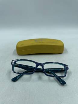Ray-Ban Blue Rectangle Eyeglasses