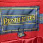 Vintage Pendleton Red Wool Coat Jacket Women's 16P image number 3