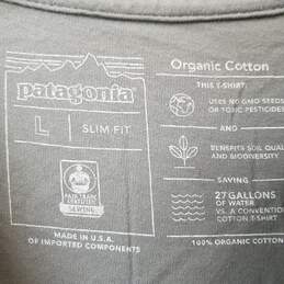 Patagonia Cotton Gray Slim Fit Short Sleeve Shirt Women's Large alternative image